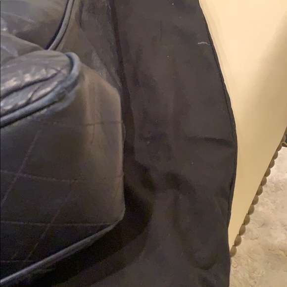 Chanel Navy Quilted Tote Handbag - Picture 6 of 16